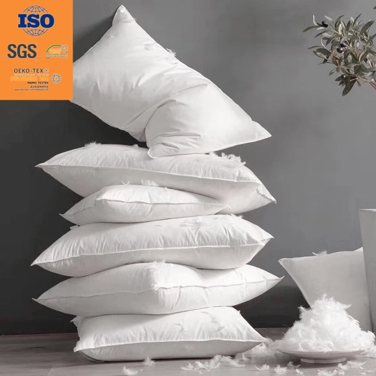 Hotel-King-Size-Pillow-Waist-Polyester-Cushion-Insert-Feather-Down-Pillow