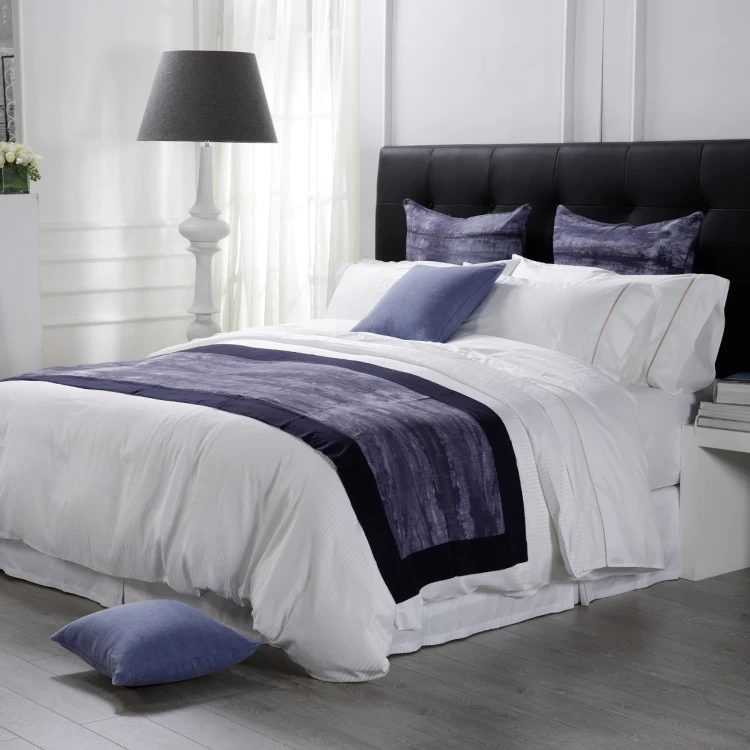 Hotel-Linen-Design-Woven-100-Cotton-Goose-Down-Filled-Comforter-Set-with-Pillow-Quilts-and-Bedspreads-300tc-All-Season