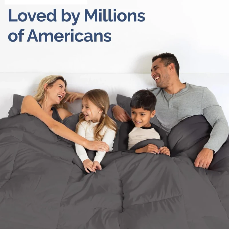Hotel-Quality-Bedding-Breathable-Stain-proof-Fade-proof-Microfiber-Alternative-Down-Comforter-Quilt-for-All-Season
