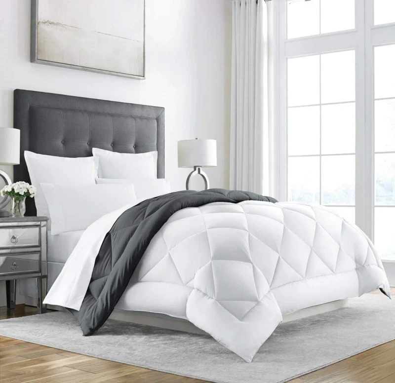 Hotel-Quality-Bedding-Comforters-100-Polyester-All-Season-Warm-Breathable-Quilt-Core-Custom-logo