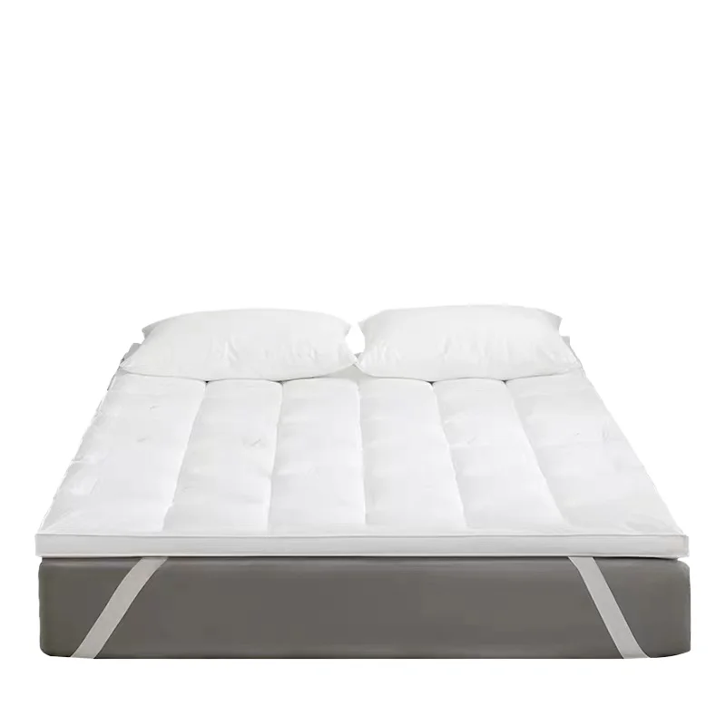 Hotel-Quality-Folding-Quilted-Mattress-Topper-60-100-Polyester-300tc-Premium-Pads-Toppers-Customizable-Solid-Pattern