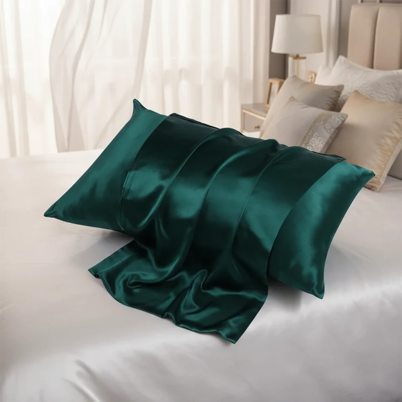 Hotel-Quality-King-Size-White-Silk-Pillowcase-Soft-Breathable-Luxury-Bedding-for-Home-Sleeping-Collection-1
