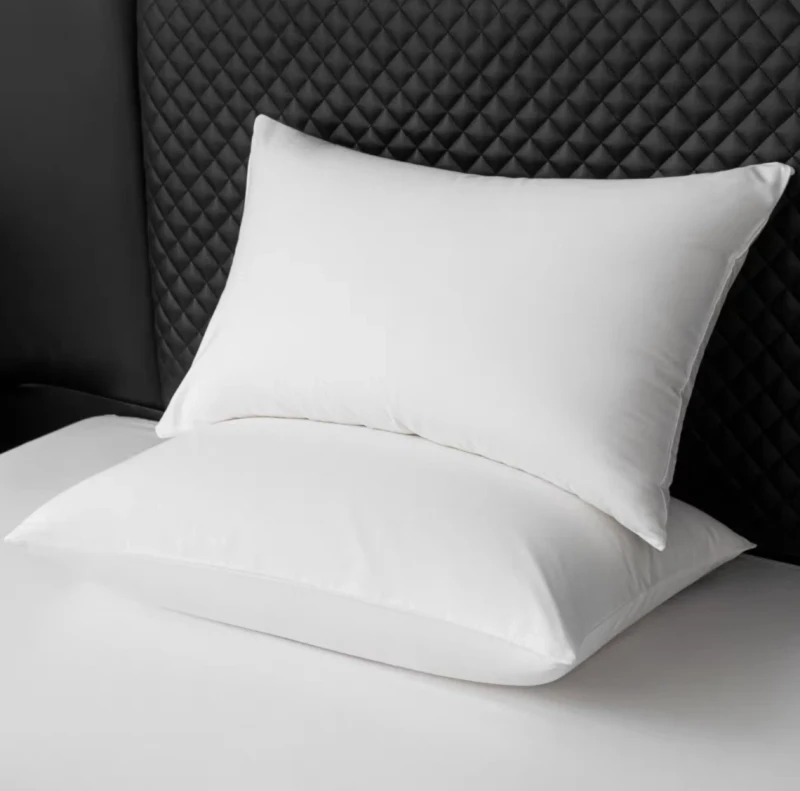Hotel-Quality-Modern-Solid-Neck-Comfortable-Standard-Size-100-Cotton-Bed-Pillows-for-Sleeping