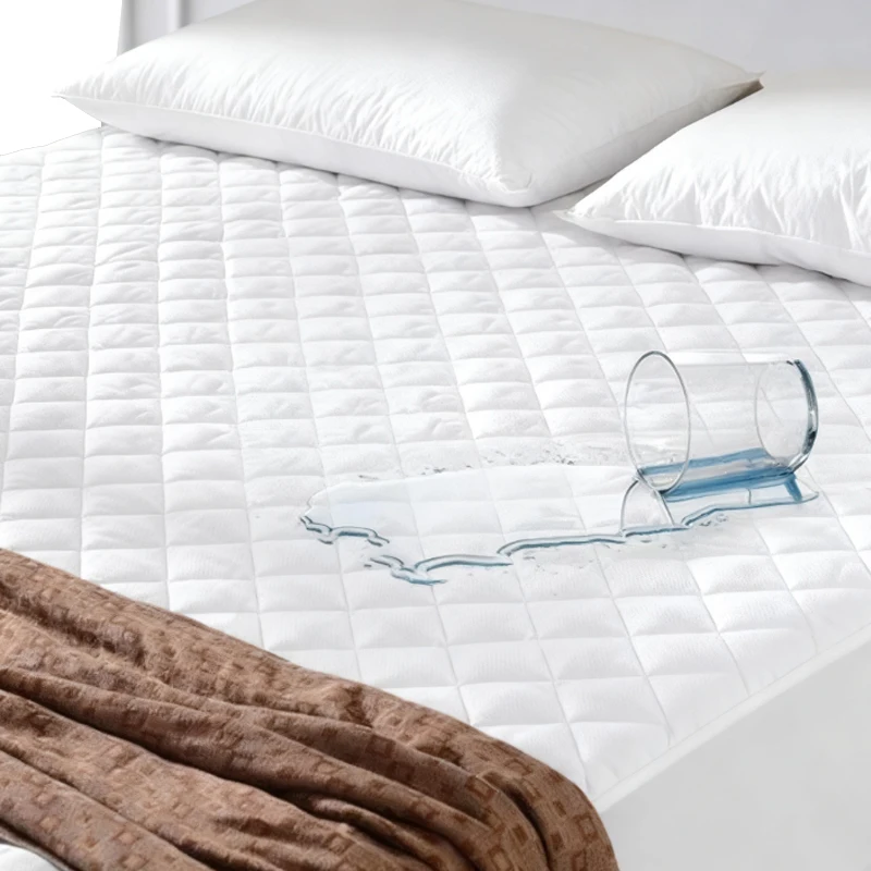 Hotel-Quality-Waterproof-Mattress-Protector-360-Full-Protection-Microfiber-Fabric-Mattress-Cover-Twin-Queen-for-Bed-Use-White