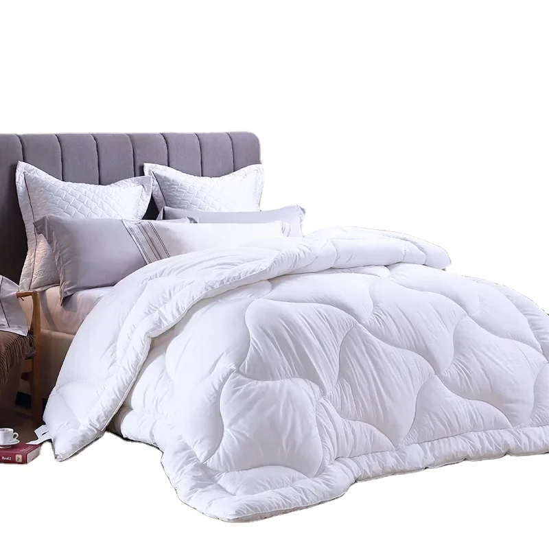Hotel-Standard-Queen-Size-White-Goose-Down-Feather-Comforter