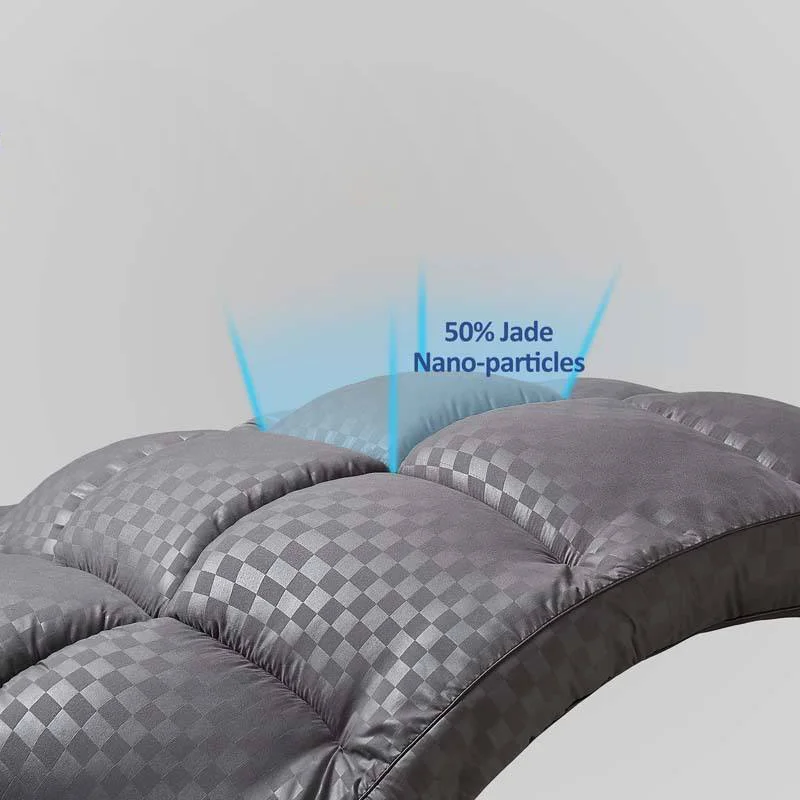 Hotel-Topper-Mattress-Cover-Queen-Size-Cooling-Fiber-Microfiber-Anti-static-Therapy-Massage-Thick-Mattress-Topper