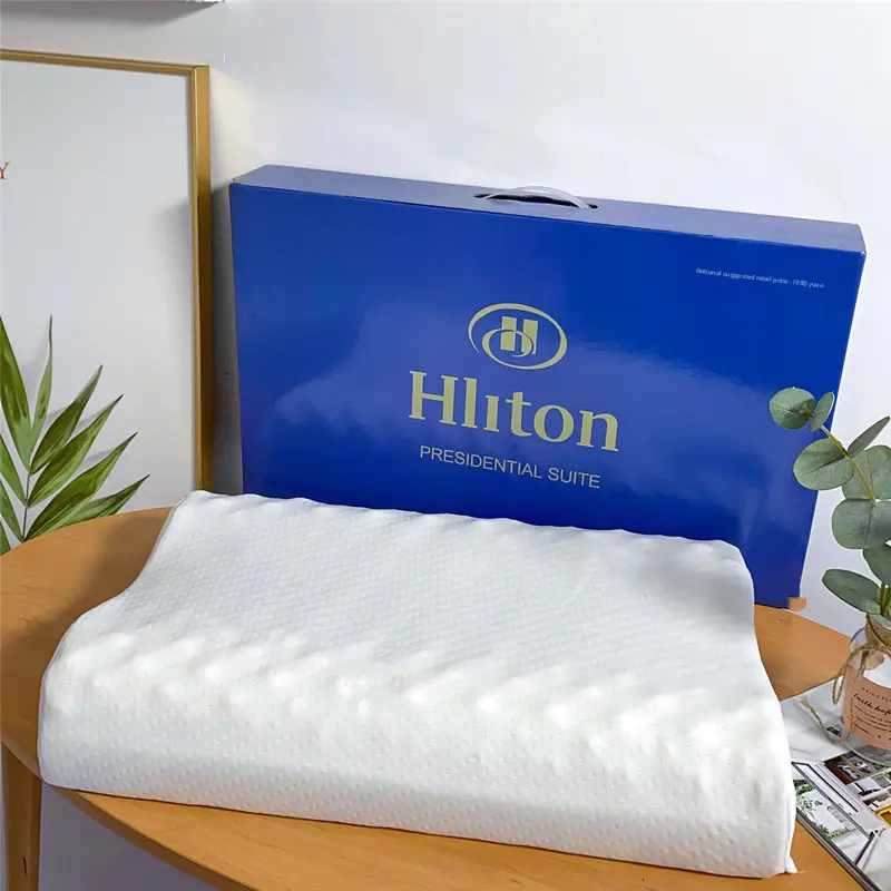 Household-Hotel-Cervical-Support-Artificial-Latex-Pillow-Anti-Decubitus-Anti-Snore-Antibacterial-Breathable-Eco-Friendly
