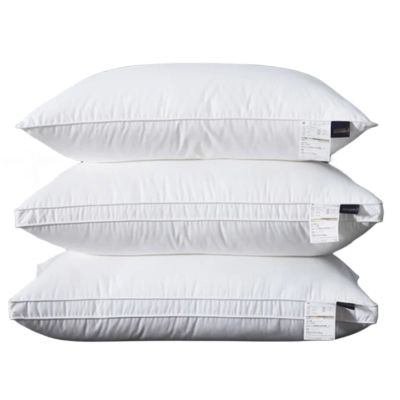 Hypoallergenic-Cotton-Down-Proof-Fabric-Easy-Clean-Custom-Square-Microfiber-Hotel-Bed-Pillow