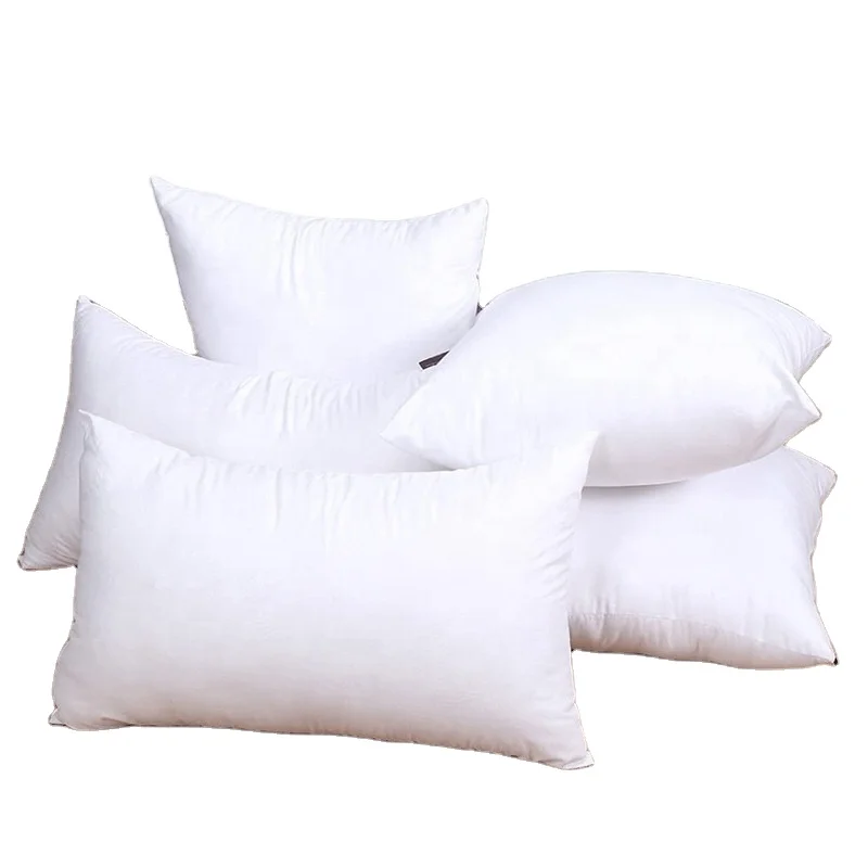 Hypoallergenic-Square-Form-Fill-Down-Alternative-Throw-Pillow-Insert-Cushion-Insert-18-x18-White