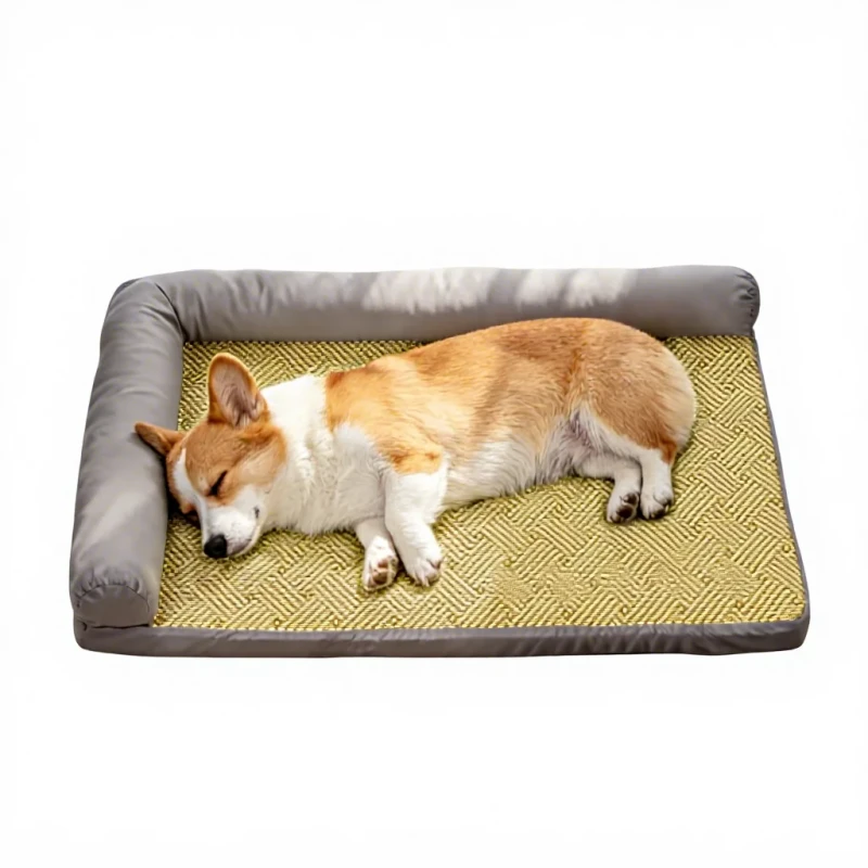 Ice-Rattan-Cooling-Bed-for-Cats-Dogs-Sleeping-Summer-Pet-Sofa-Beds-with-Removable-Washable-Cover-Self-Cooling-Dog-Bed