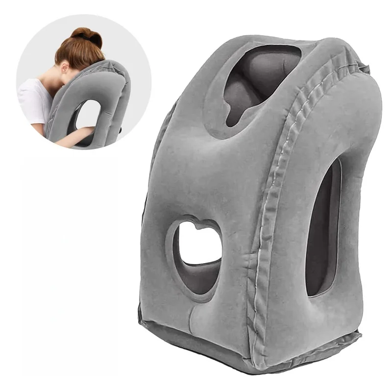 Inflatable-Travel-Pillow-Air-Cushion-Headrest-with-Adjustable-Chin-Support-for-Neck-Pain-Relief-on-Airplane-Office-Home-Napping