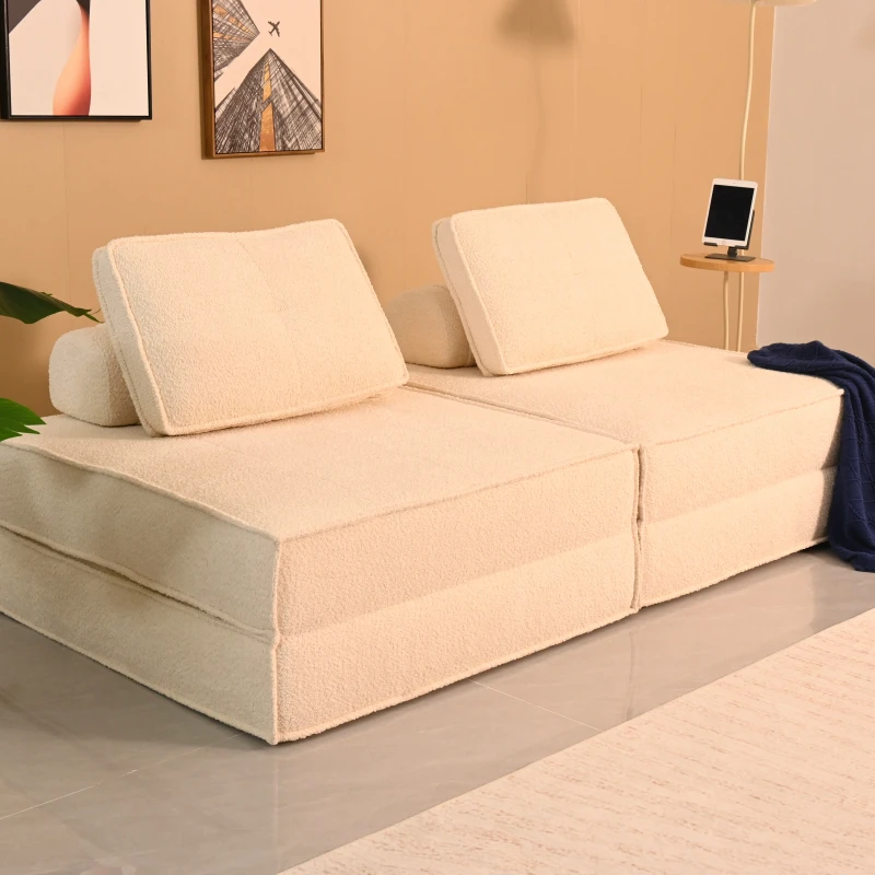 Integrated-Compression-Tufted-Minimalist-Sponge-Filled-Sofa-Sleeper-Bed-Folding-Sofa-Set-for-Apartment-Hotel-Use
