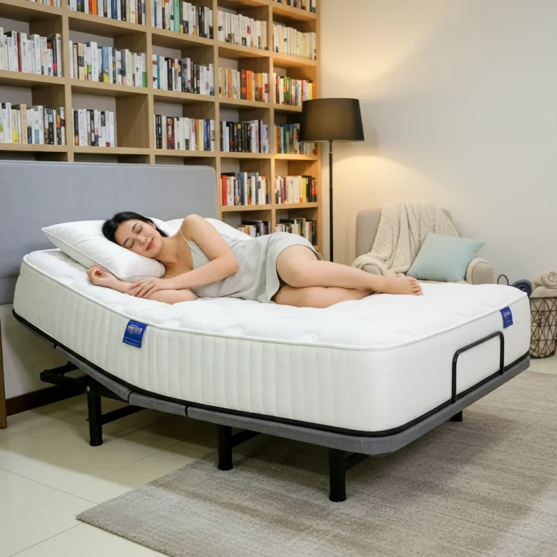 Iron-Electric-King-Size-Premium-Comfort-Adjustable-Bed-Okin-Motor-Modern-Design-300KG-Capacity