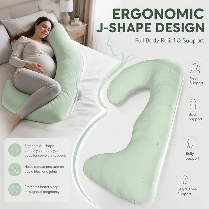 J-shaped-Skin-Friendly-Pregnant-Nursing-Pillow-Washable-Maternity-Comfort-Pillow-Sleeping-Cooling-Summer-Pillow-for-Pregnancy