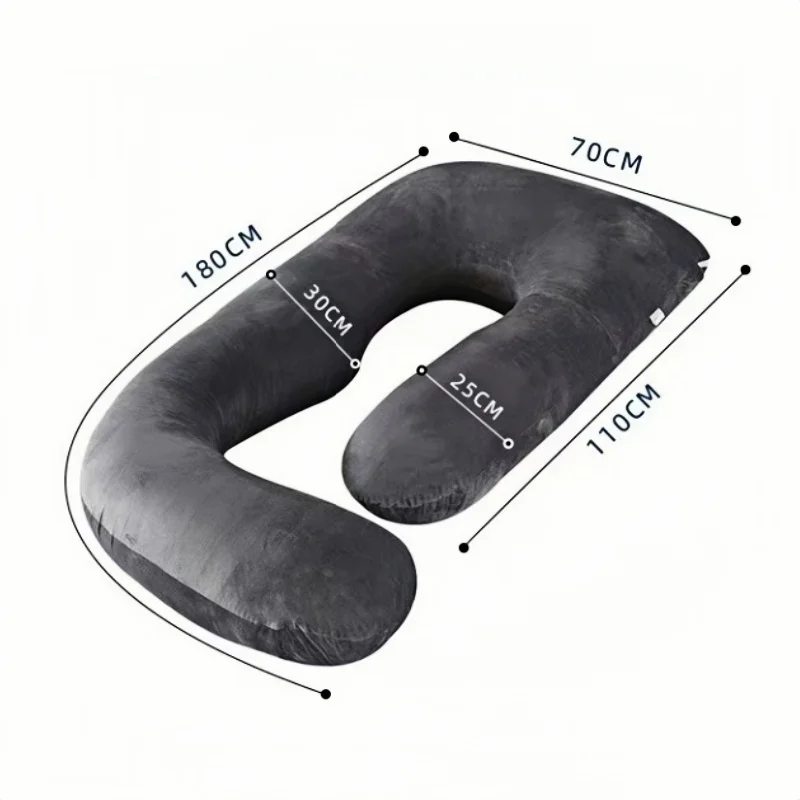 J-type-Pregnant-Woman-Pillow-Crystal-Velvet-Detachable-Foldable-Washing-Support-Abdominal-Pillow-Pregnant-Mother-Throw-Pillow