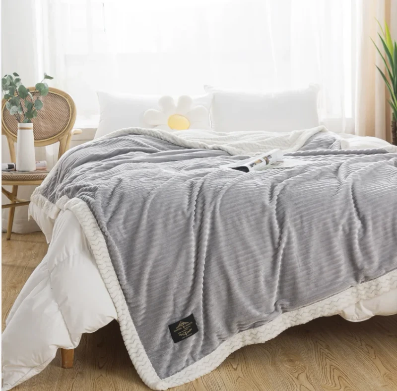 Jacquard-Flannel-Blanket-Thermal-Plush-Large-Heavy-Throw-Blanket-for-Bed