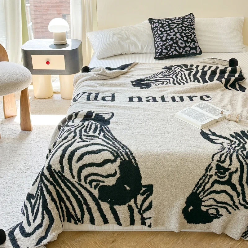 Jacquard-Polyester-Blanket-Soft-Warm-Queen-Size-Bed-Throw-Hotel-Custom-Logo-Washable-Eco-Friendly-Skin-Friendly