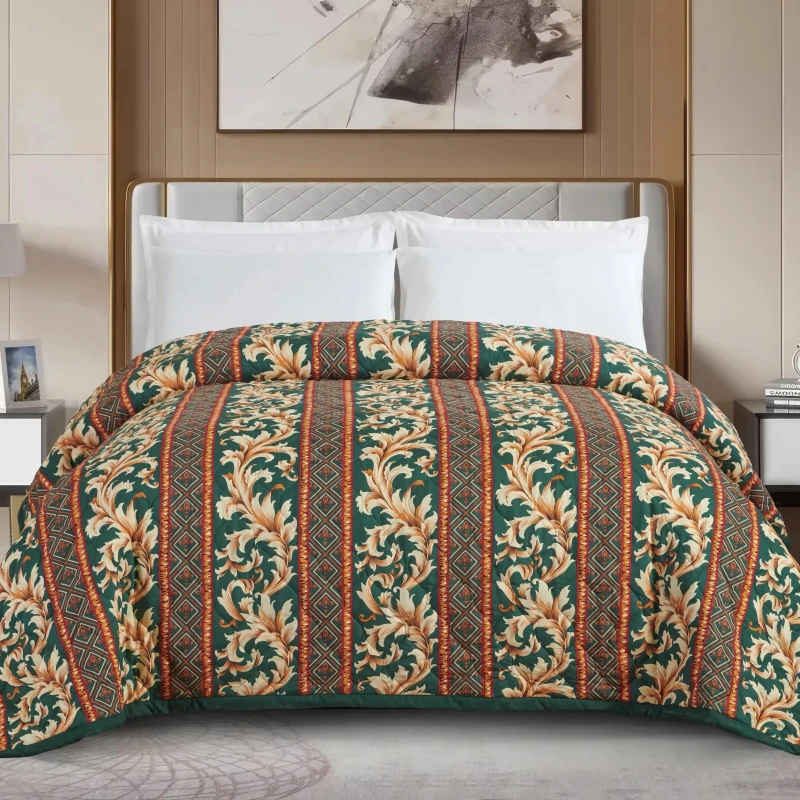 KOSMOS-Hotel-American-Style-Coverlet-100-Polyester-Quilted-Bedspread