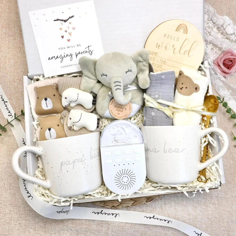 Kaiyue-Personalized-Baby-Gift-Set-New-Mom-and-Babys-Bedding-With-Fabric-Baby-Sleeping-Music-Box-and-Knitted-Blanket