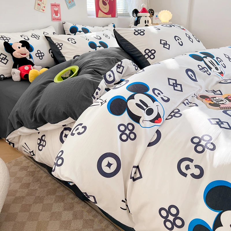 Kids-100-Cotton-1.8m-2m-Queen-King-Cotton-Printing-Fabric-for-Bedding-Set-With-Cartoon-Characters