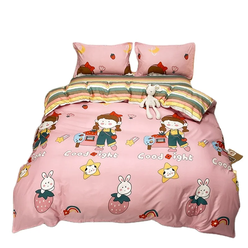 Kids-Designs-Printed-Children-Bedding-Duvet-Cover-Set-Microfiber-Duvet-Cover-Set