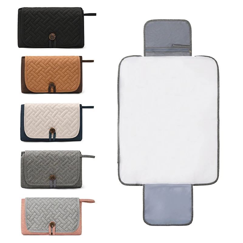 Kids-Organizer-Bag-Portable-Changing-Pad-With-Shoulder-Strap-Compact-Diaper-Bag-Changing-Pad-With-Wipes-Pockets-Head-Pillow