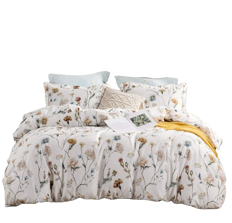 King-Size-600-Thread-Count-100-Cotton-Custom-Pattern-3Pcs-Down-Alternative-Comforter-Cover-Set-Bedding-Set