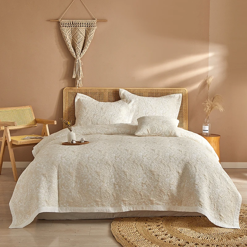 King-Size-Jacquard-Comforter-Set-3pcs-Bedding-with-Soft-Stitching-Cotton-Polyester-Bed-Blanket-Close-to-Skin-Quilt-Set