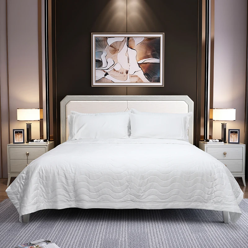 King-Size-Patchwork-Color-Embroidery-Quilt-Set-Linen-Quilted-Bamboo-Bedding-Coverlet-Sets
