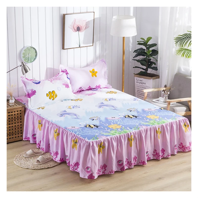 King-Size-Waterproof-Bed-Skirt-with-Ruffled-Print-Custom-Fitted-Bed-Skirts