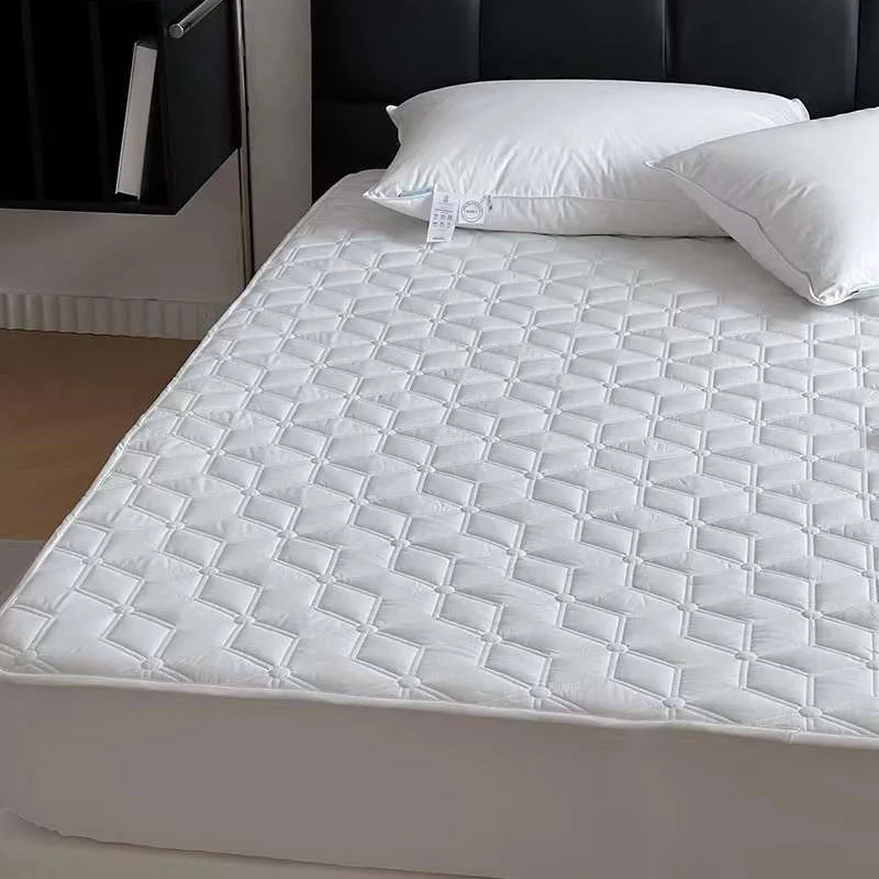 King-Size-White-Color-100-Cotton-Fitted-Bed-Sheet-Luxury-Hotel-Fitted-Sheets