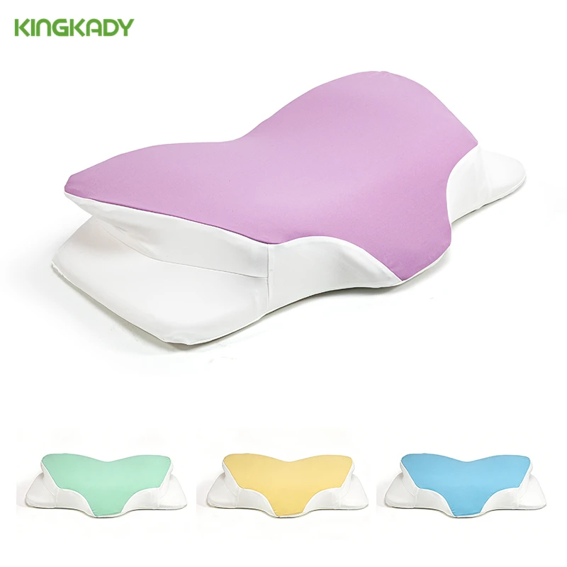 Kingkady-Butterfly-Purple-Custom-Logo-Ergonomic-Memory-Foam-Sleeping-Orthopedic-Pillows-For-Bed-With-OEKO-TEX