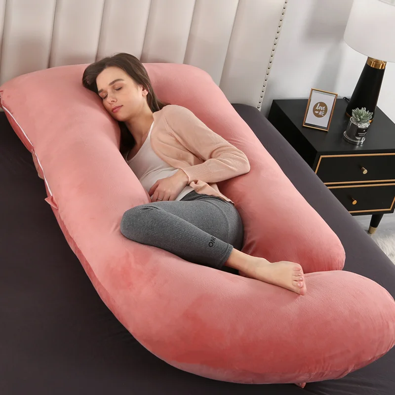 Knitted-Tech-Fabric-Air-Layer-Pillow-Support-for-Pregnant-Woman-G-H-Maternity-Pillow-for-Pregnant-Women