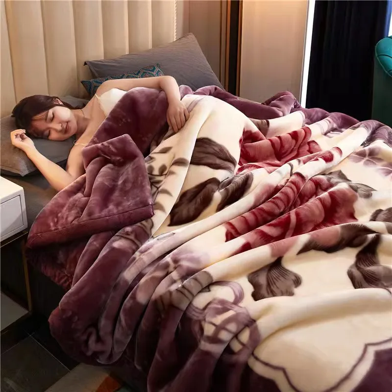 Korean-Style-King-Size-Warm-Knitted-Soft-Luxury-Rose-Print-Crochet-Adult-Blanket-for-Bed-Raschel-Mink-Blankets