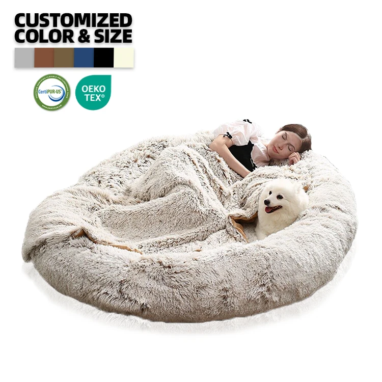 Large-75-x-50-x-14-Human-Dog-Bed-Size-XXL-Orthopedic-Human-sized-Cama-Humana-Para-Perro-Memory-Foam-Pet-Bed