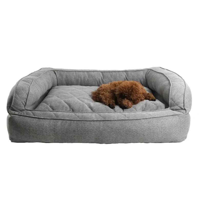 Large-Jumbo-Size-Linen-Dog-Bed-Soft-PP-Cotton-Solid-Pattern-Carton-Packed