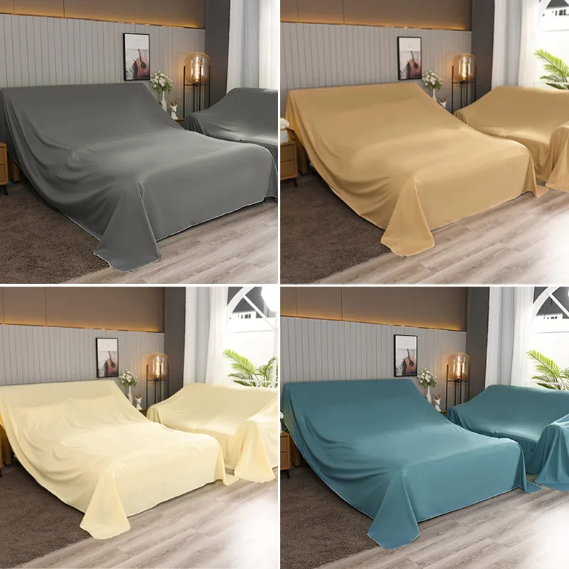 Large-Size-Soft-Furniture-Protective-Cover-Breathable-Sofa-Bed-Cover-Solid-Color-Washable-for-Living-Room-Use