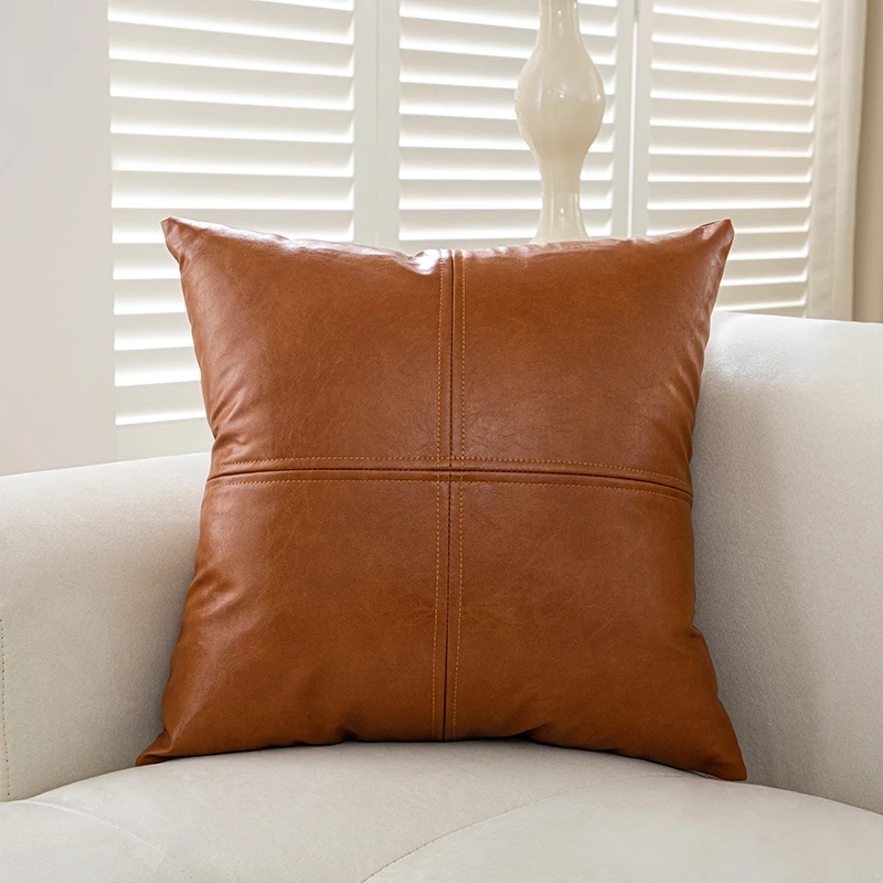 Leather-Pillow-Decorative-Throw-Pillows