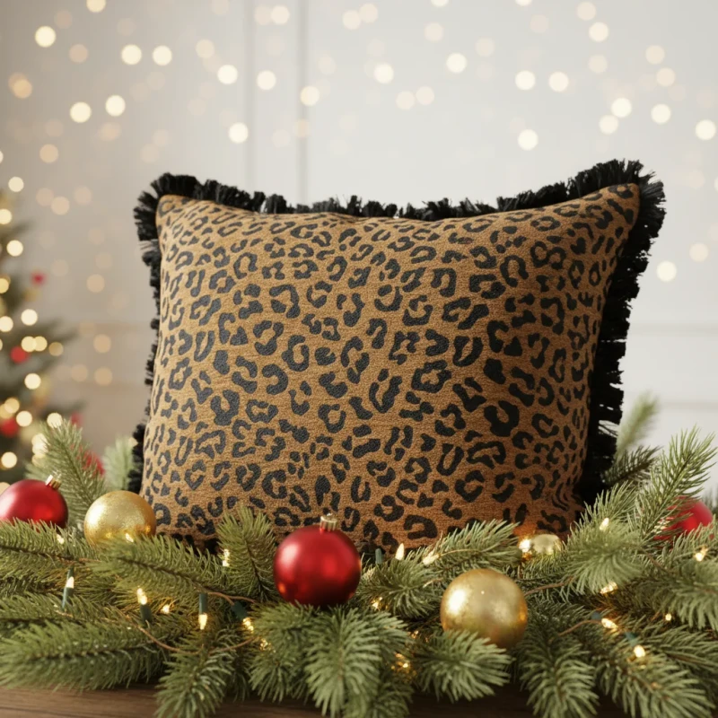 Leopard-Jacquard-Chenille-Heavyweight-Cushion-Cover-Throw-Pillow-Cover-Sofa-Bag-Decor