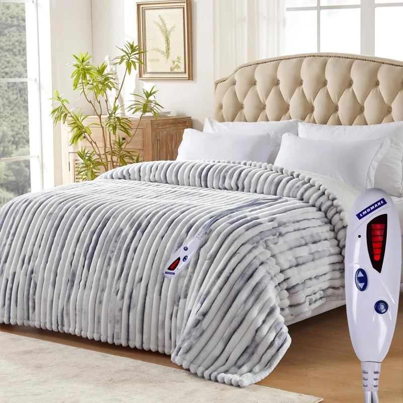 Light-Luxury-Custom-Electric-Blanket-Knitted-Plush-Heating-Sofa-Blanket-for-Home-Autumn-Winter-Bedroom-Thickened-Warm-Blanket