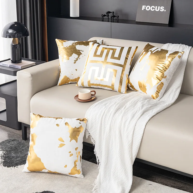Light-Luxury-Hot-Gold-Throw-Pillow-Sofa-Decorative-Cushion-Short-Plush-Bedroom-Cushion