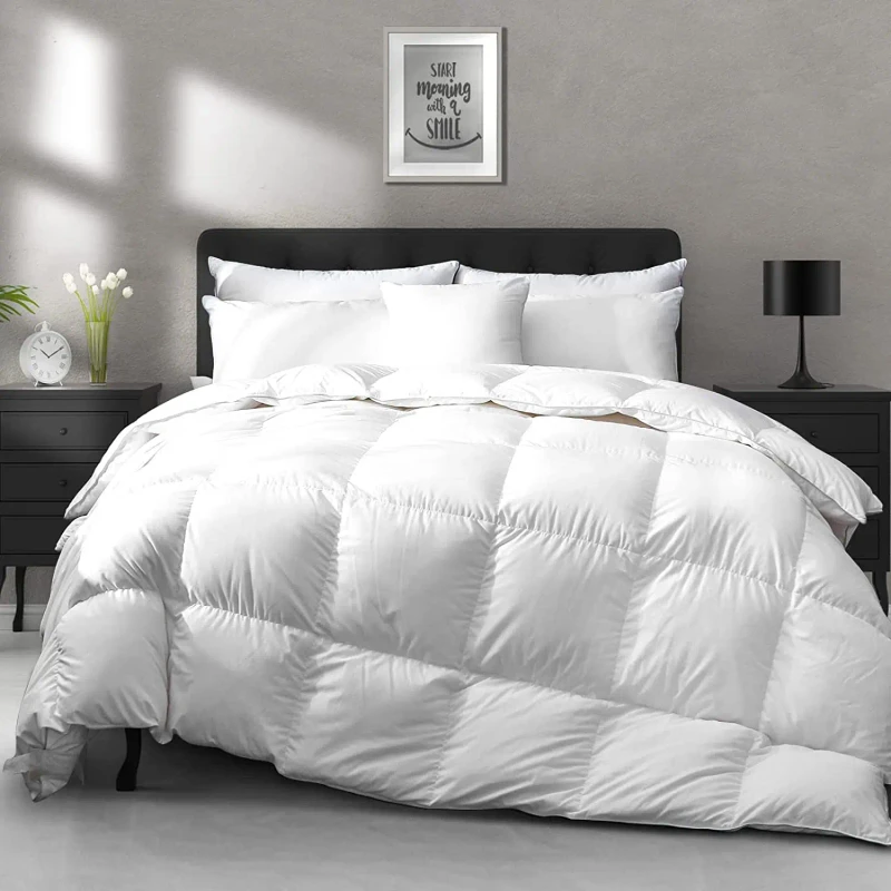 Lightweight-Goose-Feather-Down-Comforter-Full-Queen-Size-Cooling-Bed-Comforter