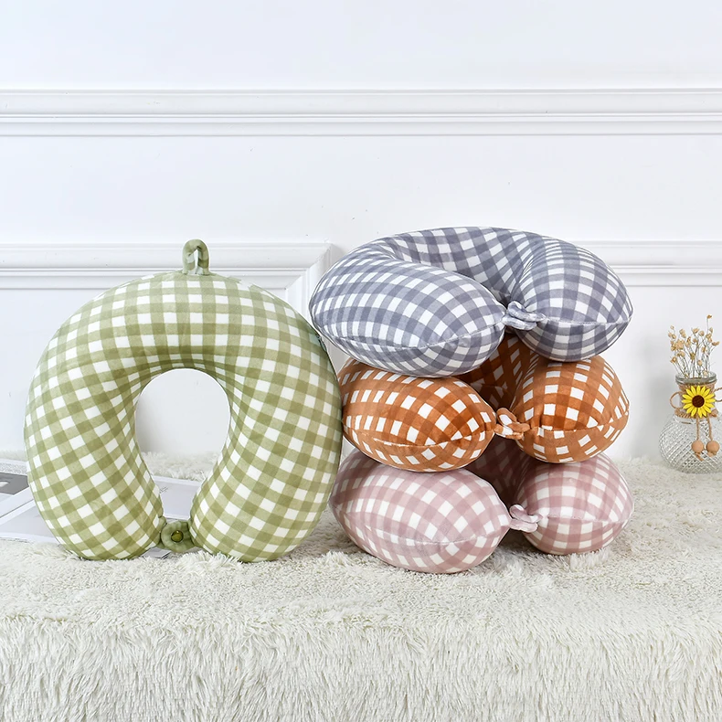 Lightweight-U-Shaped-Memory-Cotton-Pillow-for-Neck-Massage-Stylish-Skin-Friendly-Comfort-Positioner