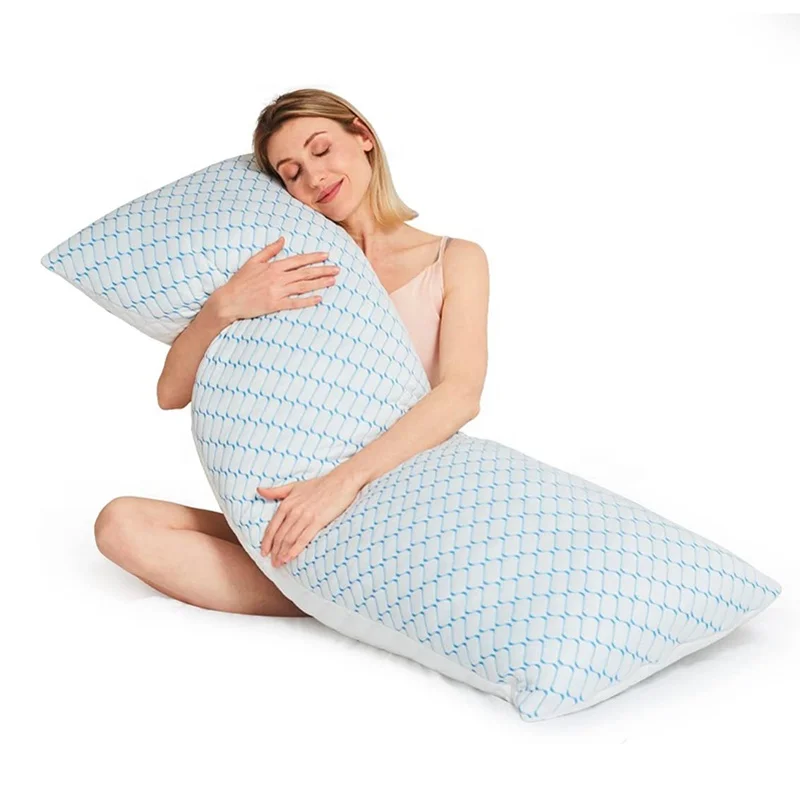 Long-Cuddle-Pillow-For-Bed-Shredded-Memory-Foam-Full-Body-Pillow-Pregnancy-Pillows-For-Side-Sleeper-For-Adults