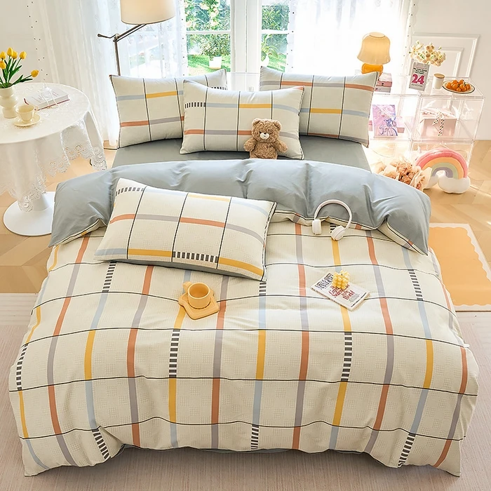 Low-MOQ-Customized-Printed-Flower-Duvet-Cover-Set-Soft-Bedding-Bed-Sheet-Set-Cotton-Zippered-Pillow-Case-Sham-for-All-Seasons