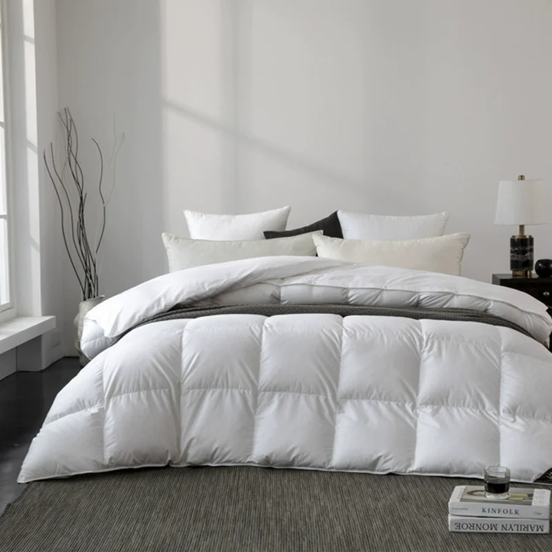Luxurious-Cotton-280T-Down-Proof-70-30-Down-Feather-Hotel-Goose-Comforter