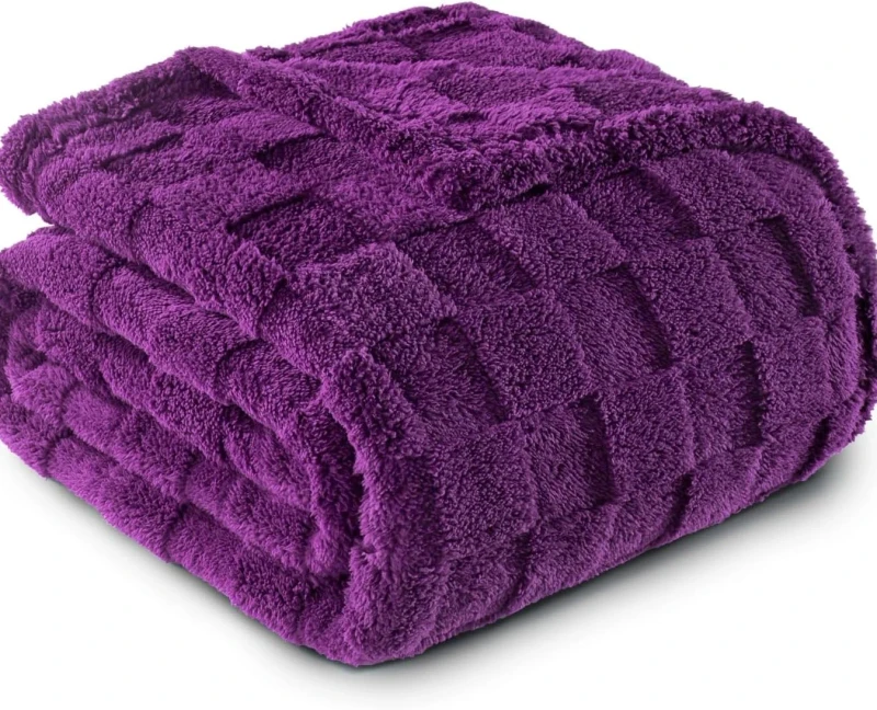 Luxurious-Ultra-Soft-Cozy-Flannel-Fleece-Blanket-Warm-Lightweight-Checkered-Pattern-Throw-Blankets-for-Bedding-Couch-Sofa