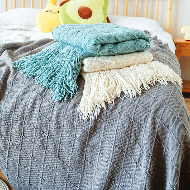 Luxurious-Warm-Home-Decorative-Textured-Solid-Color-Soft-Throw-Cover-Knitted-Throw-Blanket