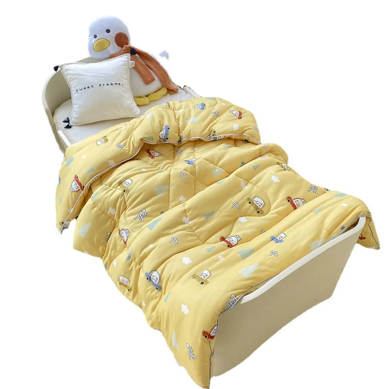 Luxury-100-Cotton-Quilt-with-Polyester-Filling-for-Girls-Cute-Children-Print-Baby-Bedding-Sets-Duvets-for-Hotel-Home-Use
