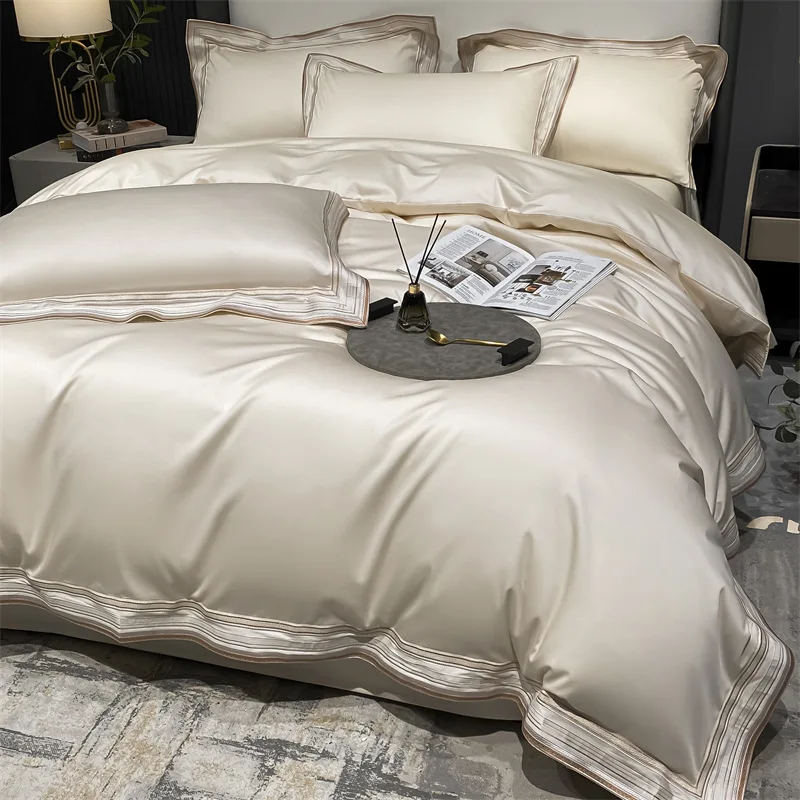 Luxury-100-Organic-Bamboo-Comforter-Cover-Set-300TC-Silk-Soft-Fitted-Sheet-Bed-Sheet-Set